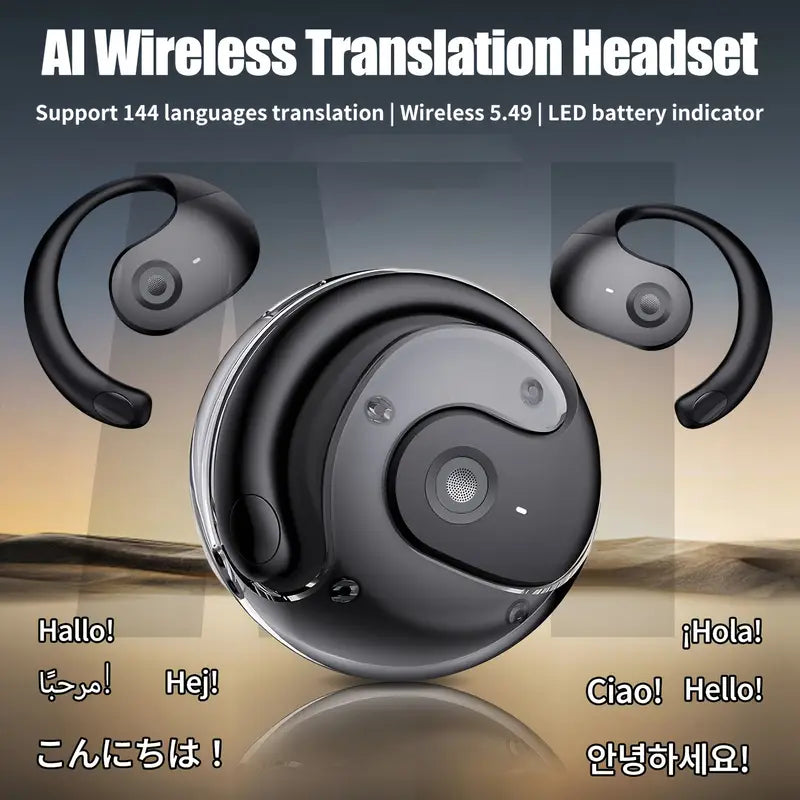 AUDIFONOS CON TRADUCTOR-SPEAK GO.