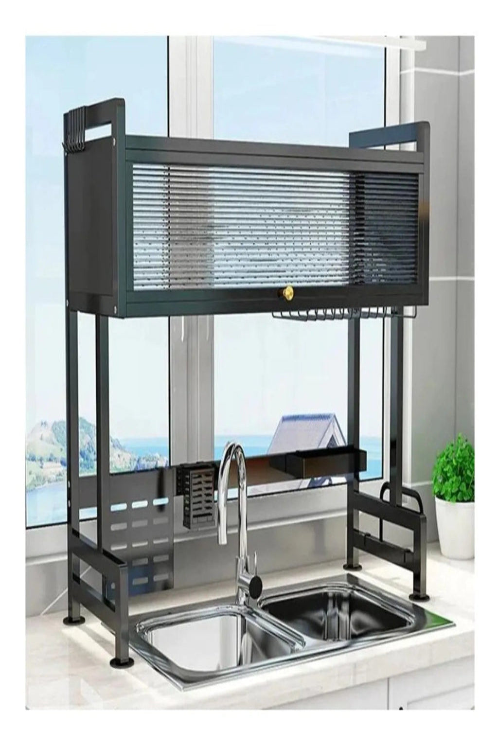 Escurridor 2 en 1 PRO (ACERO INOXIDABLE).