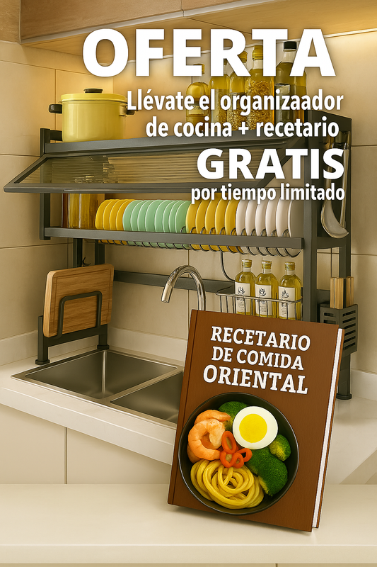 Escurridor 2 en 1  PRO (ACERO INOXIDABLE).